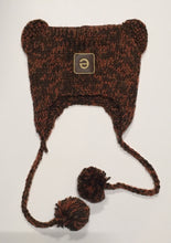Load image into Gallery viewer, Brown Color Bear Beanie
